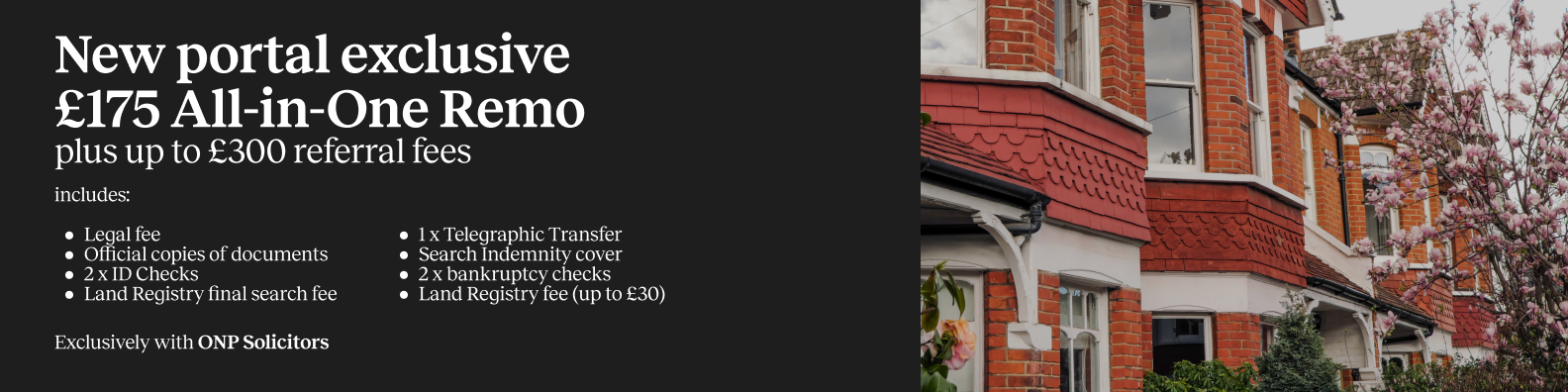 NEW: All in One Remo from £175 + referral fees